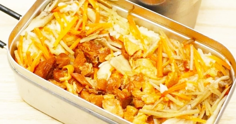 優秀レシピ(1)アウトドアにピッタリ!焼き鳥缶の炊き込みご飯